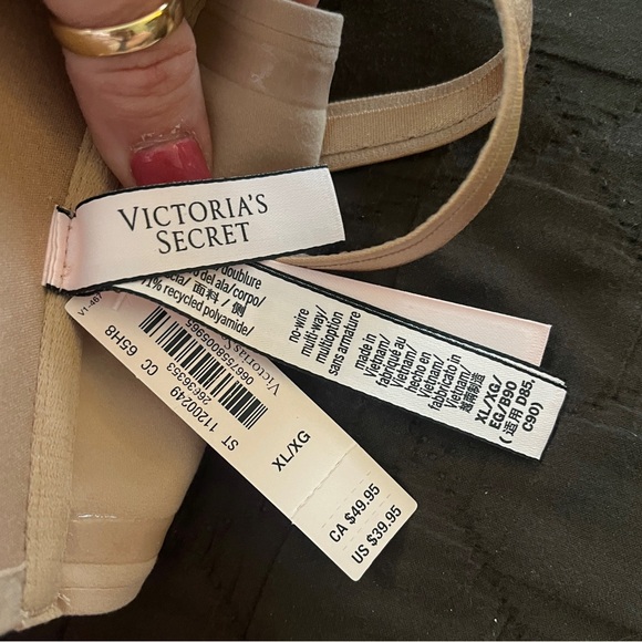 Victoria’s Secret Freedom Cloud Wireless Strapless Bra in Praline XL - Picture 6 of 6